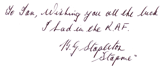 Autograph of Basil Stapleton